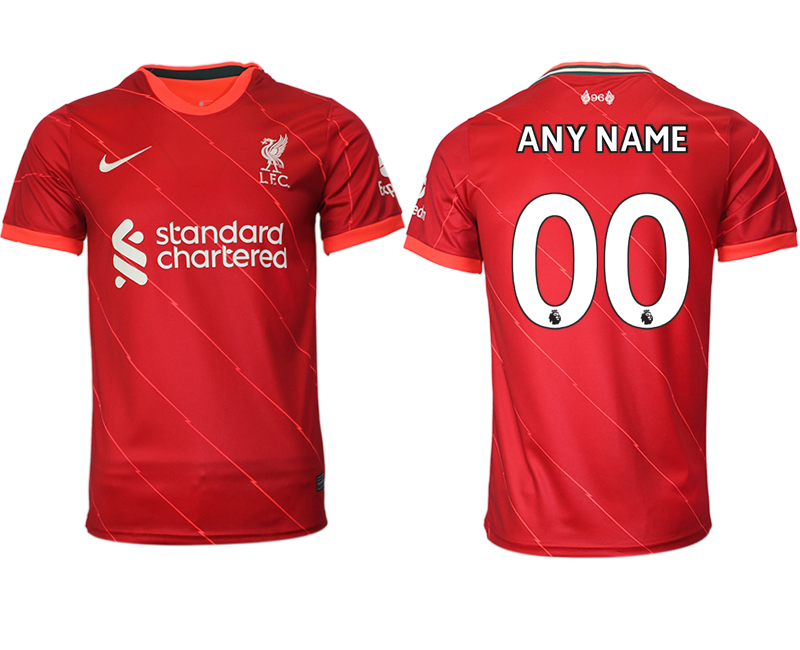 Cheap Men 2021-2022 Club Liverpool home aaa version red customized Soccer Jersey